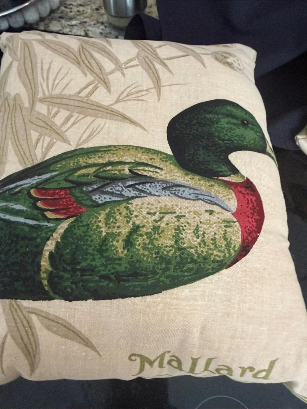 Home Holiday Green Duck Decorative Throw Pillows